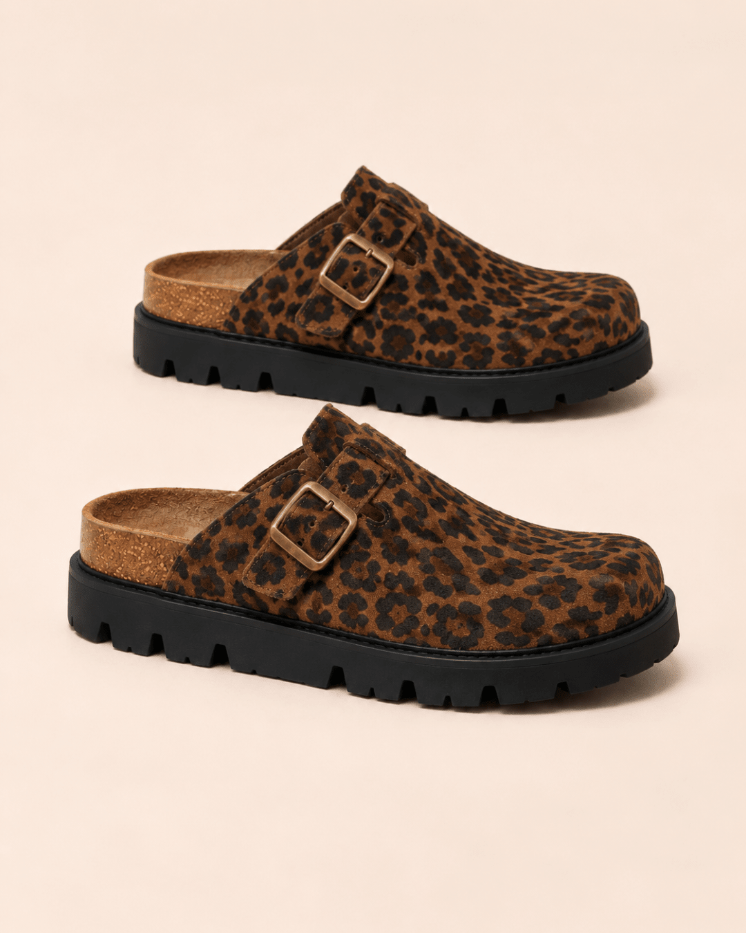 The Richmond Lug Clog in Leopard