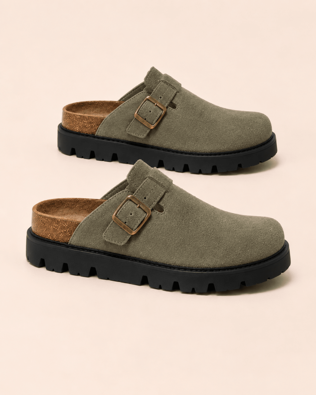 The Richmond Lug Clog in Sage