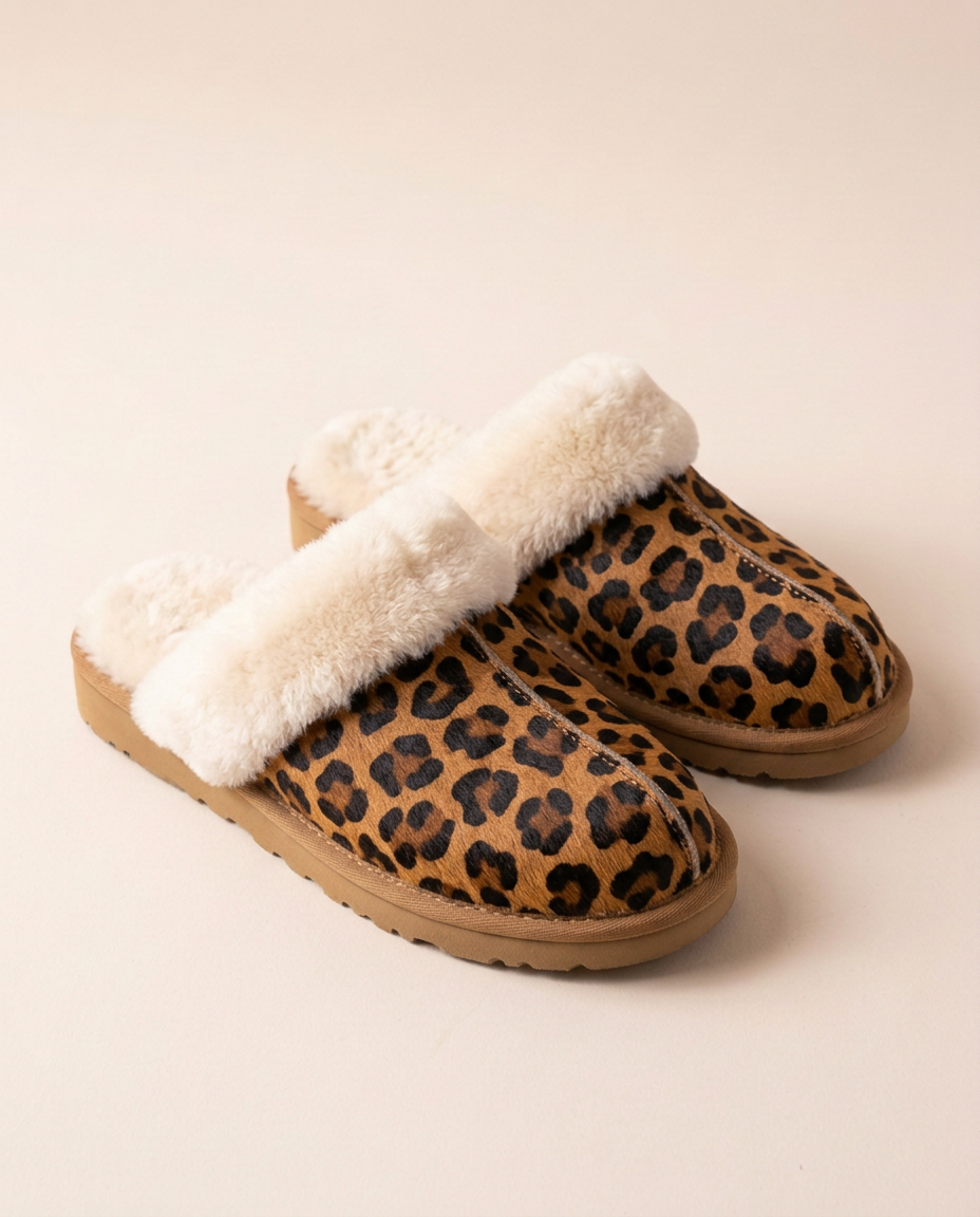 The Chelsea Slipper in Leopard