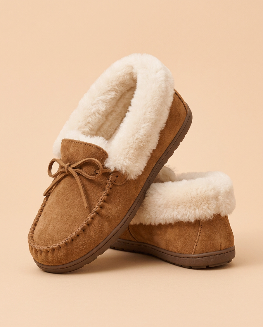 The Fitzrovia Moccasin in Chestnut