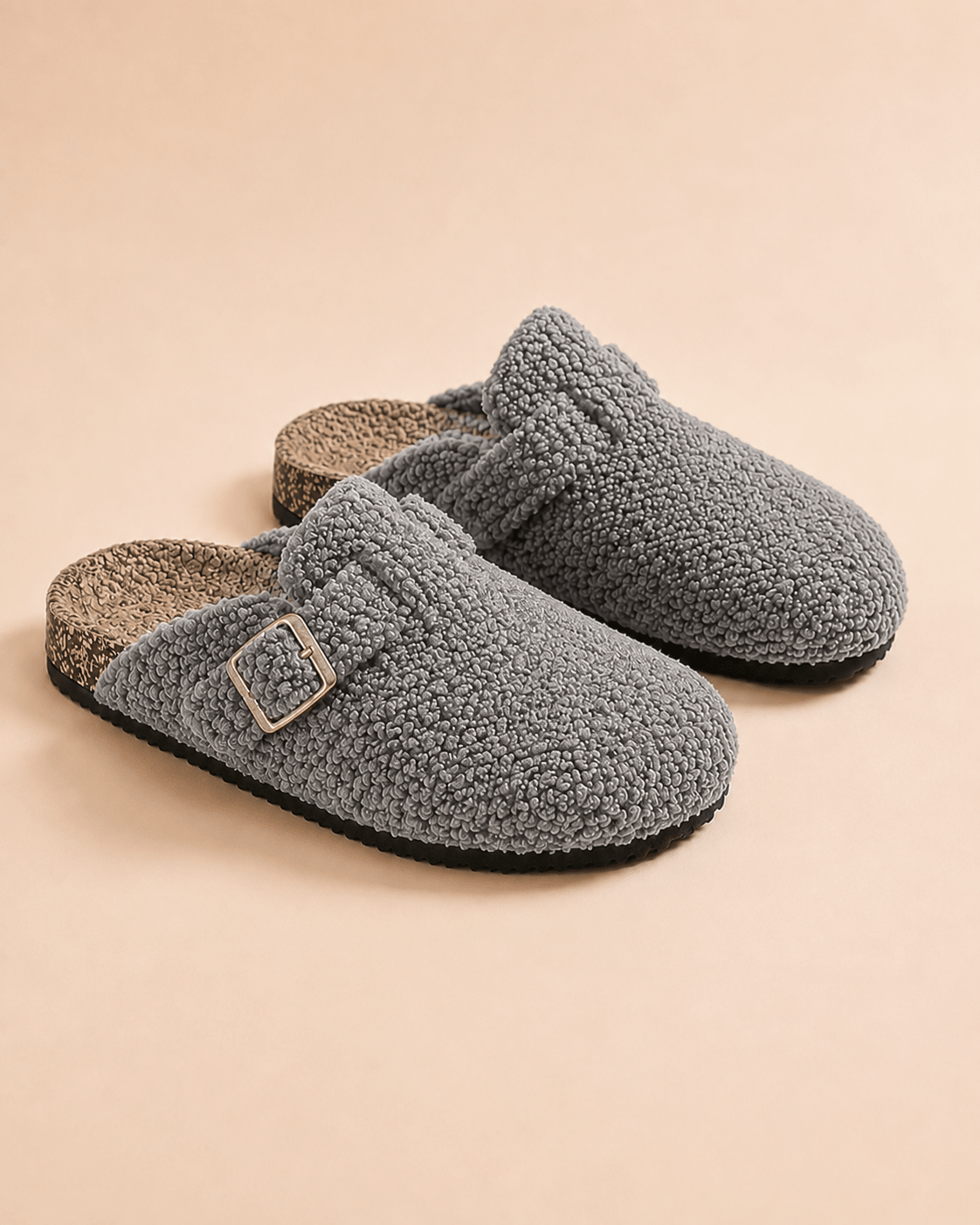 The Notting Hill Teddy Clog in Grey