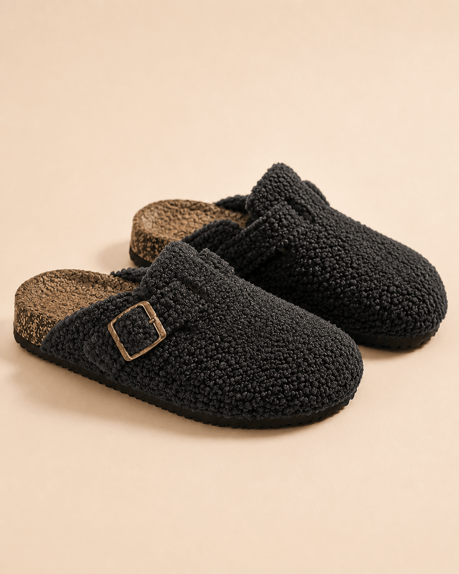 The Notting Hill Teddy Clog in Black
