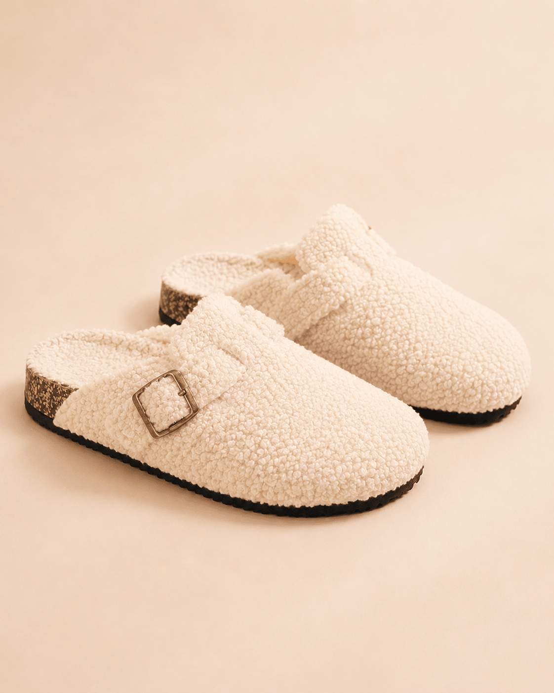 The Notting Hill Teddy Clog in Cream